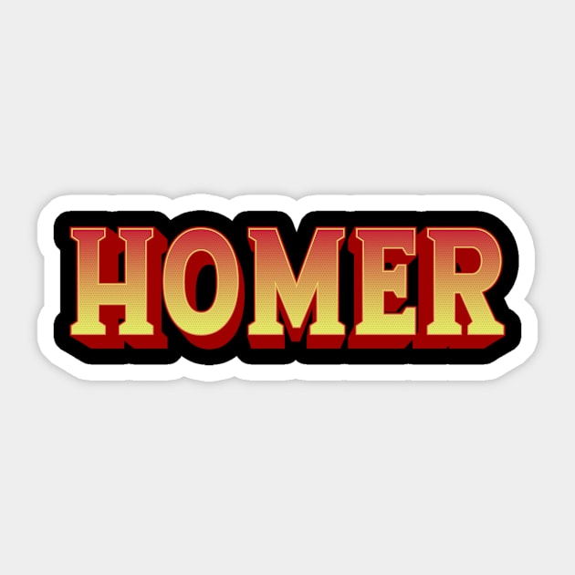 homer homer Sticker by JuaraPasti